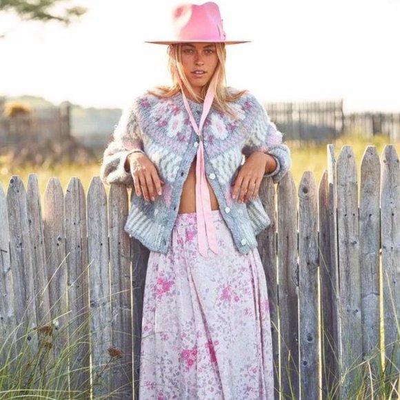 FLASH SALE!🍂LoveShackFancy - Jamie Cardigan!🍁EUC! Size L! - Picture 4 of 7